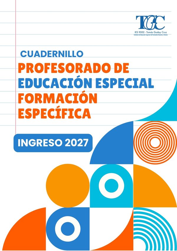 Portada del cuadernillo Profesorado de Educación Especial