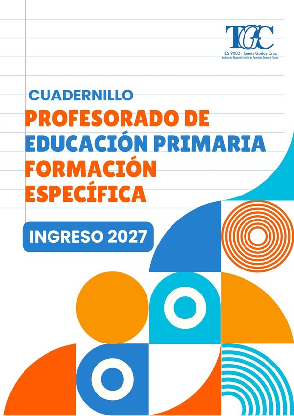 Portada del cuadernillo Profesorado de Educación Primaria